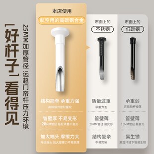 空调门帘隔断g帘免打孔卧室厕所房间厨房遮挡加厚家用隔热挂帘布