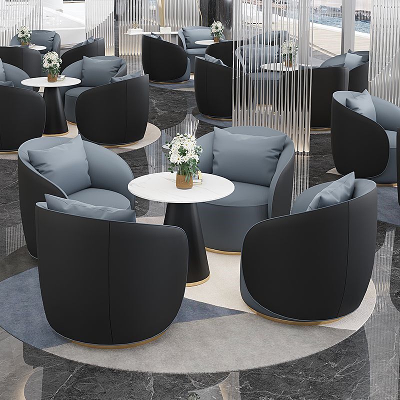 轻奢洽谈沙发椅售楼处会客接待一桌四椅可旋转沙发椅W休闲桌椅组,商业/办公家具,商用休闲沙发,淘宝优惠券,粉丝福利购,淘宝优惠卷