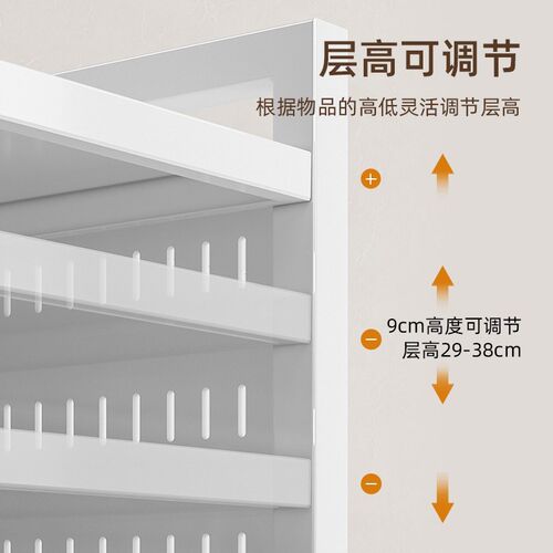 德国厨房微d波炉置物架家用多功能电饭煲烤箱伸缩支架双层收纳架