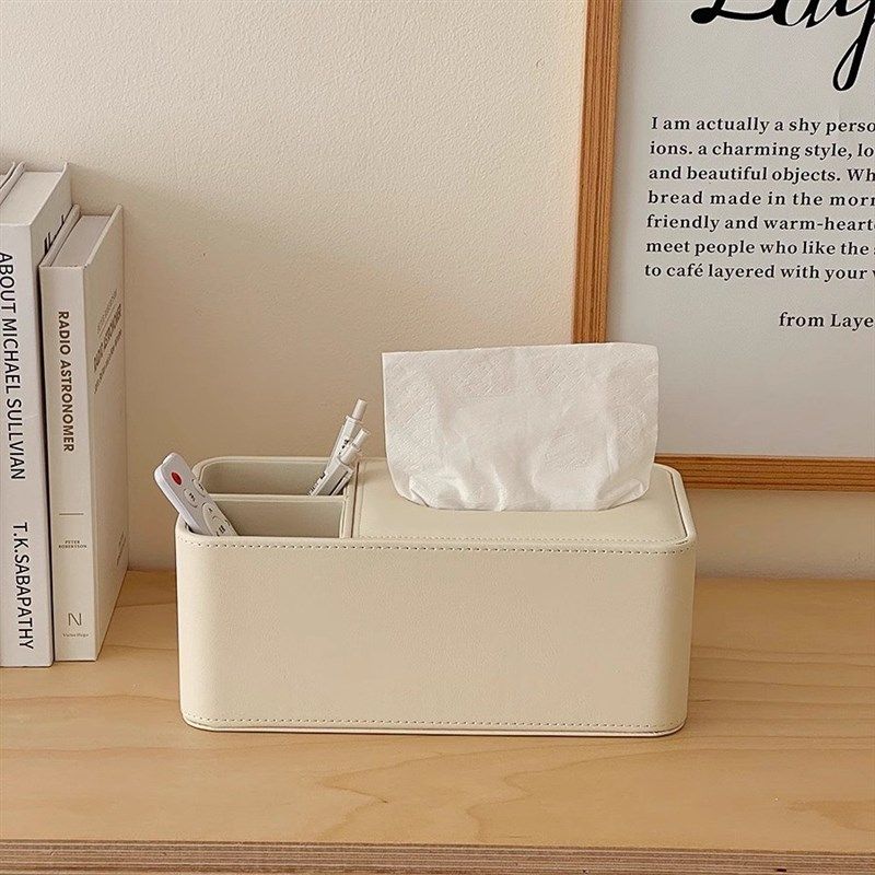 高档轻奢纸巾盒抽纸盒家用客厅茶C几摆件创意纸抽盒车载车内收纳