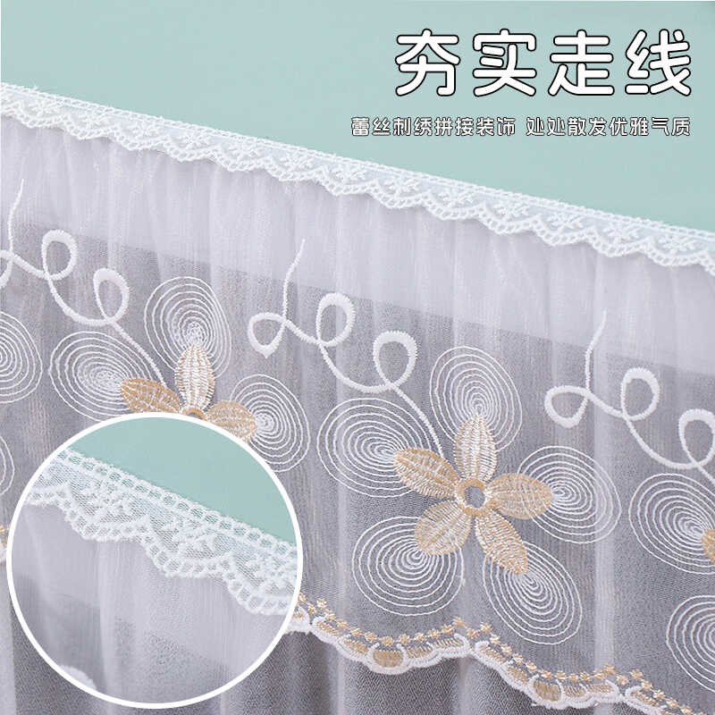 烤火炉罩套长方形夏季薄款防水防油蕾丝客厅家用防尘W全包茶几罩