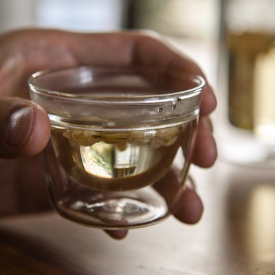耐热耐高温高g硼硅双层透明玻璃小茶壶茶杯家用隔热防烫公道杯水