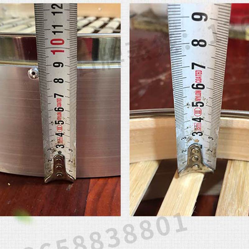 43 52铝合金蒸笼竹制不锈钢商用家用食堂用加厚蒸包子Z蒸馒头怀宁