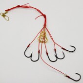 防缠绕爆炸钩伊势尼钓鲢鳙炸弹钩鲫鲤草钓组远投T套装 抛竿海竿钓