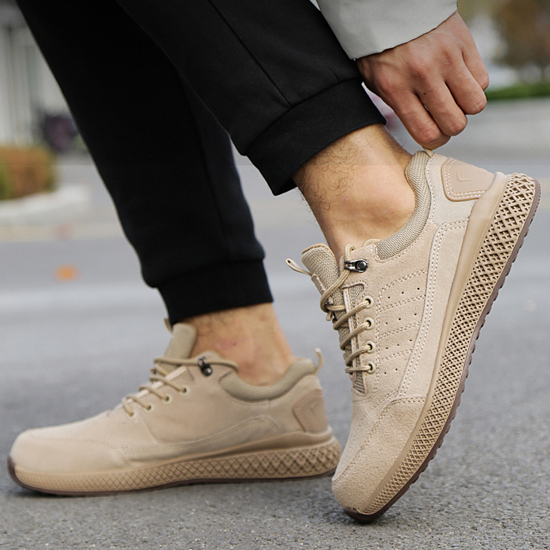 劳保鞋男款士防砸防刺穿钢头轻便老保带钢板夏季透气X防臭工地工