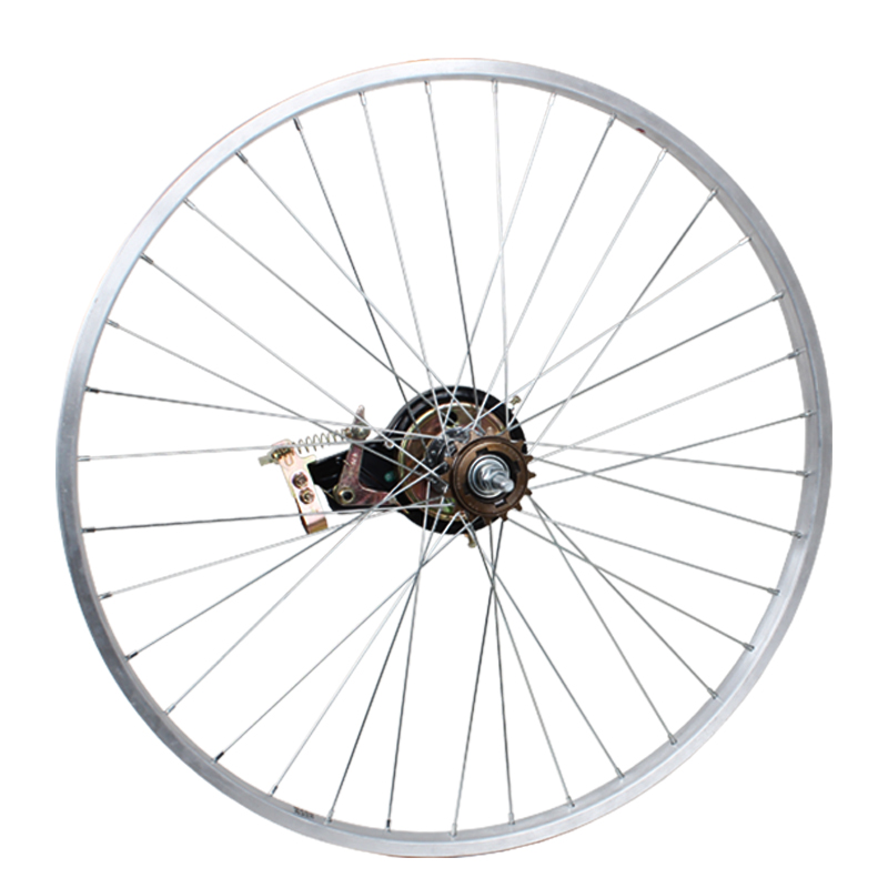 20寸小自行车车轮20x1.7u5/1.50折叠车学生车单速前后轮组轮毂总