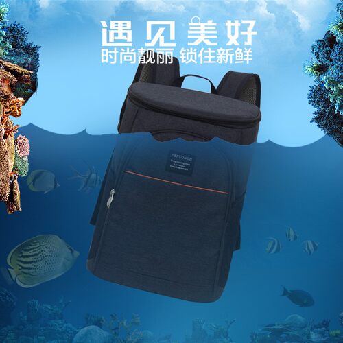 加厚大保温双肩背包冰袋r冰包野餐包送餐便当包大号保鲜冷藏袋储