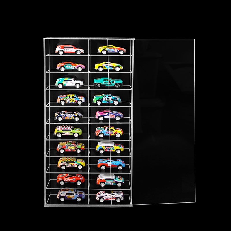 164柜子新款车模展示盒多功能风火轮收纳L盒合金小汽车亚克力货架