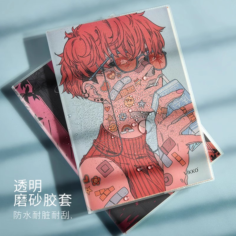 维克多利胶套本超厚笔记本简约ins风记事本日记本学生用A5创意胶套笔记本记录本B5全套2022新款胶套笔记本