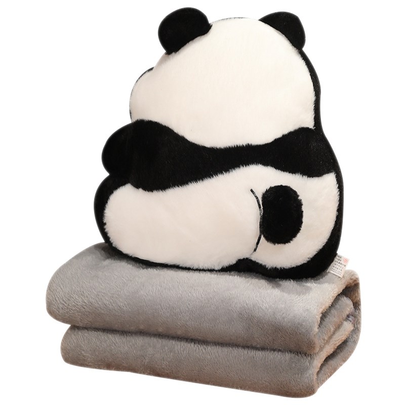 卡通抱枕被子两用车载毯子二合一毛毯办公室睡觉午睡枕头车用靠枕