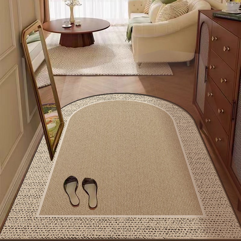 中古风入户门地垫进门门口地毯高级感脚垫子防滑耐脏玄关换鞋拱形