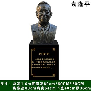 定制孔繁森雕塑玻璃钢竺可桢袁隆平雕像王进喜王亚平人物大型摆件