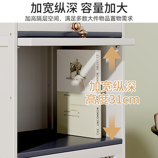 儿童书柜立柜窄实木防尘家用卧室客厅夹缝置物楼梯下储物书架靠墙