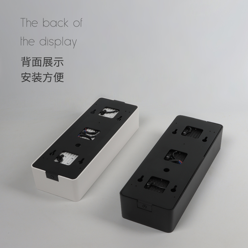 超薄三头明装筒灯方形卧室客厅无主灯防眩光吸顶式格栅斗胆灯射灯