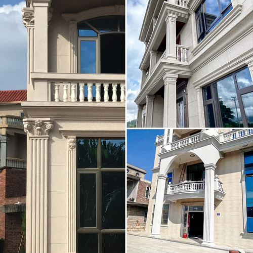 方柱配件b罗马柱子柱身模具别墅四方形大门水泥柱装饰建筑模板加