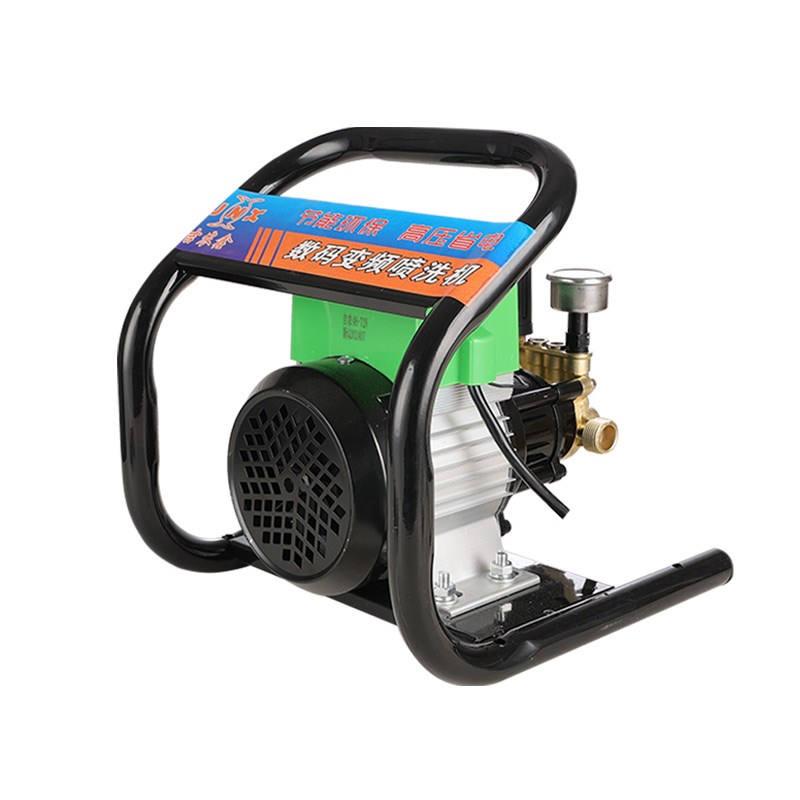 变频遥控电动打药机农用果树12V48/60/72V220VT高压喷雾器洗车机