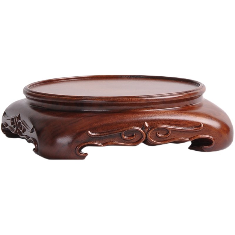 红木实木整d块木雕刻底座天圆地方花瓶盆景奇石紫砂茶壶小盆栽底,家居饰品,木雕,淘宝优惠券,粉丝福利购,淘宝优惠卷