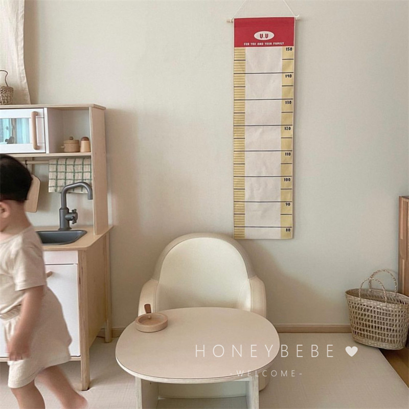 韩国inas身高墙贴宝宝量身高尺神器可移除儿童房卧室装饰挂饰壁挂