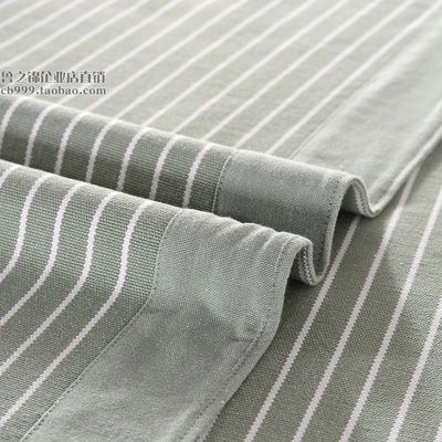 全棉粗布床单单件i加厚100%纯棉山东老粗布席三件套1.8m床双人棉