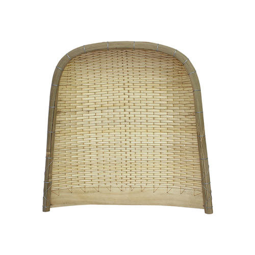 柳编簸箕农家编织筲箕无t孔晾晒簸箕家用大小号藤编开口演出道具