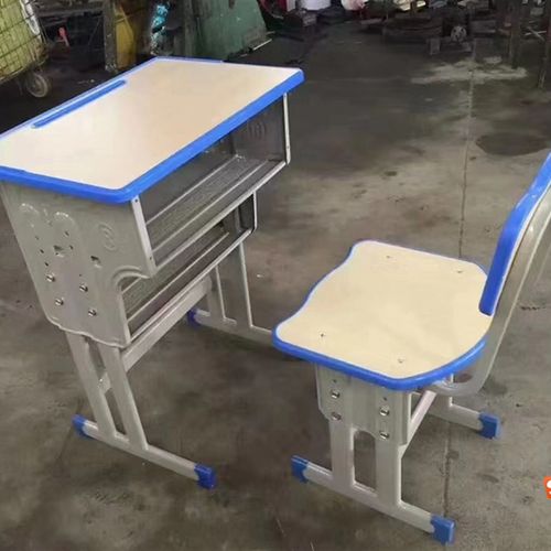 学校加厚双层高中课桌q椅学生桌椅升降桌辅导班校园中小生学课桌