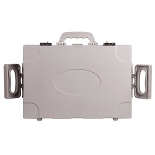 银行专用提款g箱塑钢运钞箱塑料带锁票据箱收纳箱柜员办公大号钱