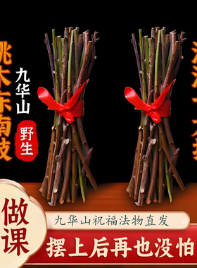 【已做祝福】镇宅老桃木树枝东南枝搬家乔迁摆件儿童婴儿宝宝压惊