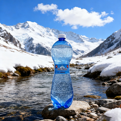 气泡水-意大利进口原装气泡水1000ml*6瓶天然充气矿泉水低钠淡矿