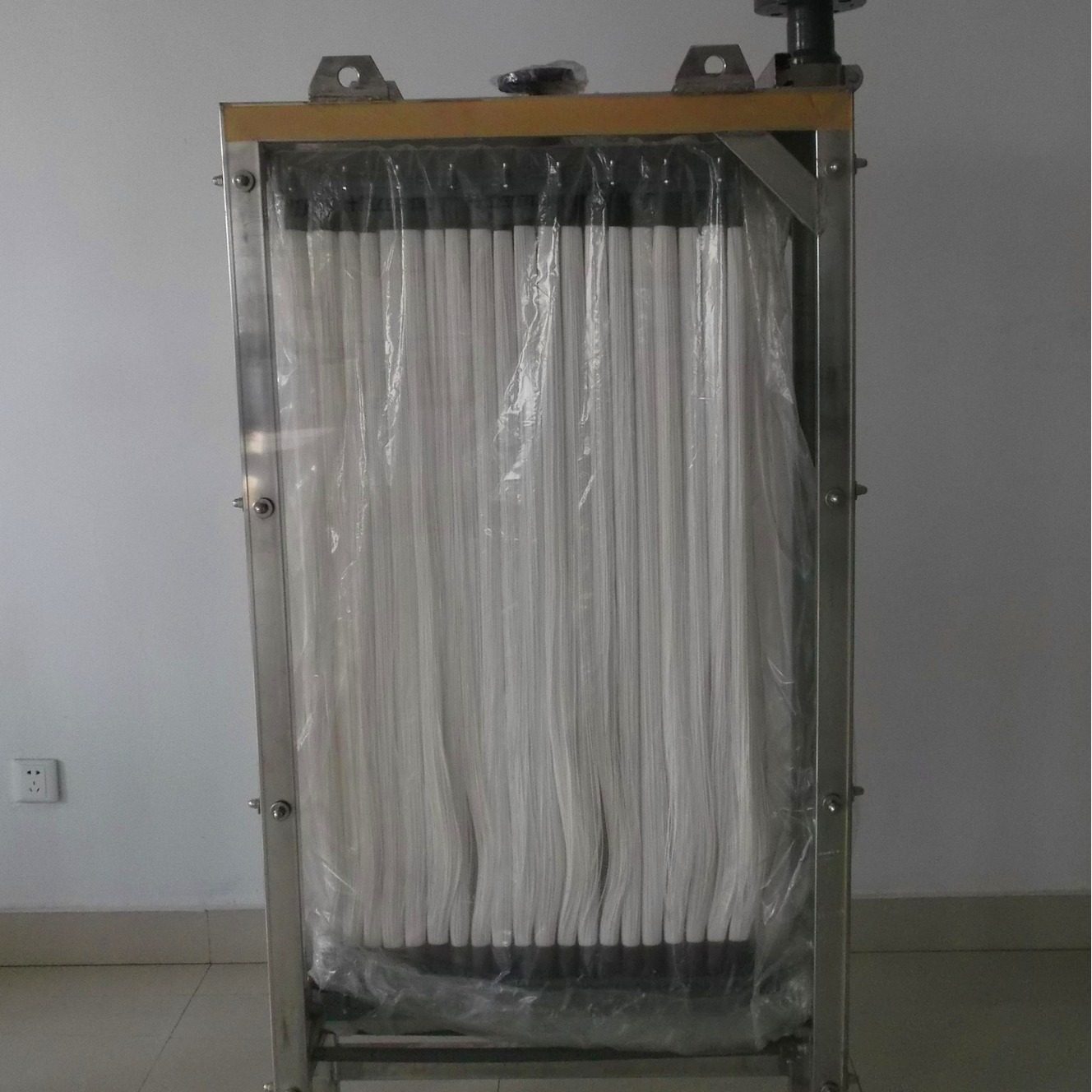 MBR超滤膜 膜片膜组件 PVDF中空纤维 编织管复合增强 不断丝