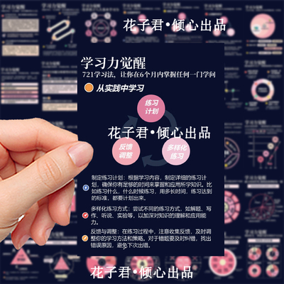 82张高效学习方法贴纸学生提升自我学习小技巧创意装饰贴画diy