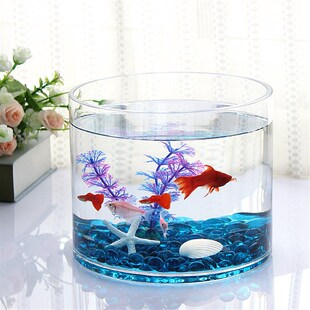 鱼缸装饰玻璃珠水族箱造景装饰底沙玻璃砂蓝色扁珠五子棋子彩石子