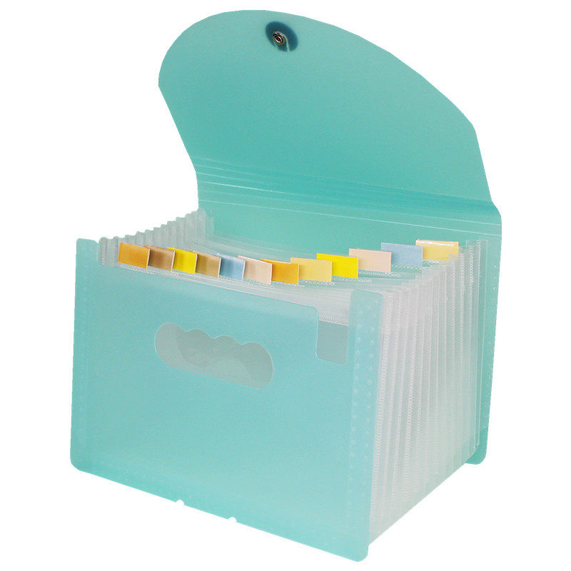 pp文件夹A5资料夹票据收纳盒多层分类整理袋大容量风琴包增值税夹