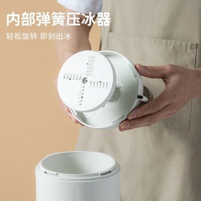 刨冰机家用小型手动碎冰机绵绵冰摆摊手摇制冰机冰沙雹冰机破冰机