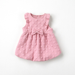 小女童宝宝秋冬装婴儿童背心连衣裙服公主马甲裙子洋气初冬1一2岁