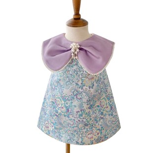 女宝宝周岁礼服女童生日旗袍连衣裙中国风儿童百日宴婴儿抓周礼服