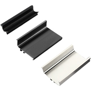 橱柜免拉手铝材厨房柜体抽屉嵌入式拉手隐藏暗装厨柜门铝合金把手