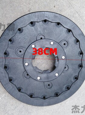 洁霸刷地机304不锈钢钢丝刷BF522纯钢丝刷17寸BF521硬刷38CM刷盘