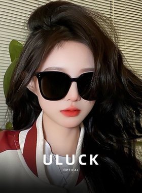 gm墨镜女高级感韩版网红潮2025新款防紫外线防晒大脸显瘦太阳眼镜