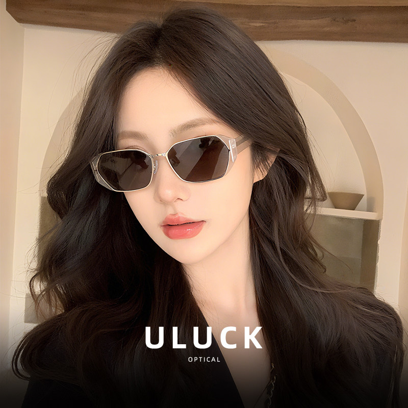 2025新款小冰块猫眼墨镜女款高级感偏光镜防紫外线太阳眼镜男开车