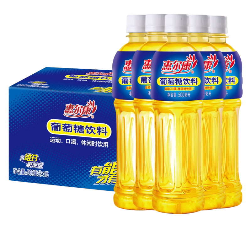 惠尔康葡萄糖饮料500ml*15瓶整箱