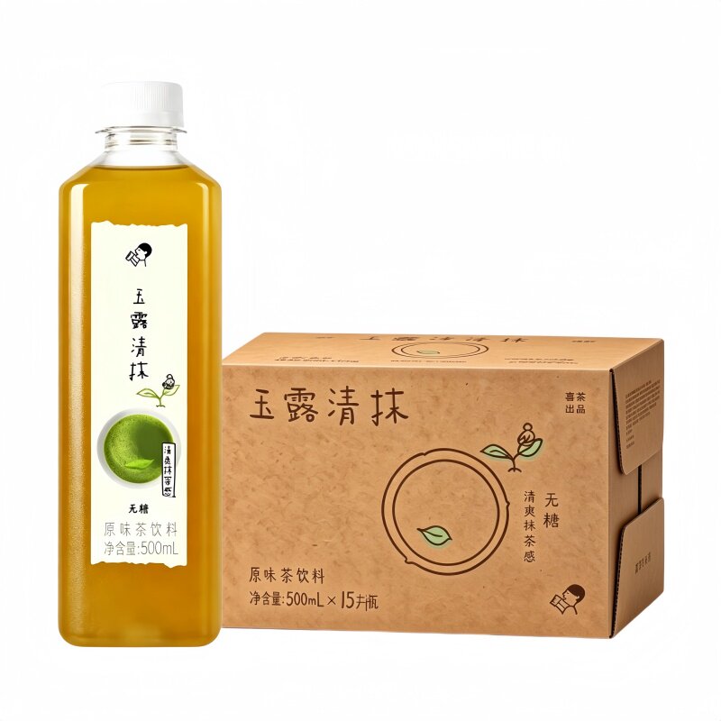 喜茶玉露清抹茶500mL*15瓶整箱