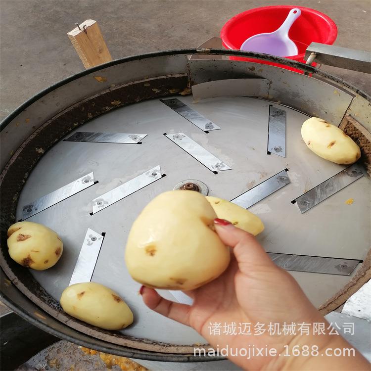小型土豆削皮机马铃薯去皮清洗机不锈钢刀削球根茎土豆削皮机