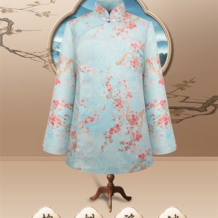 包邮 偏襟纯档 寿衣全套寿棉真丝高服送老衣殡新款 速发天玺