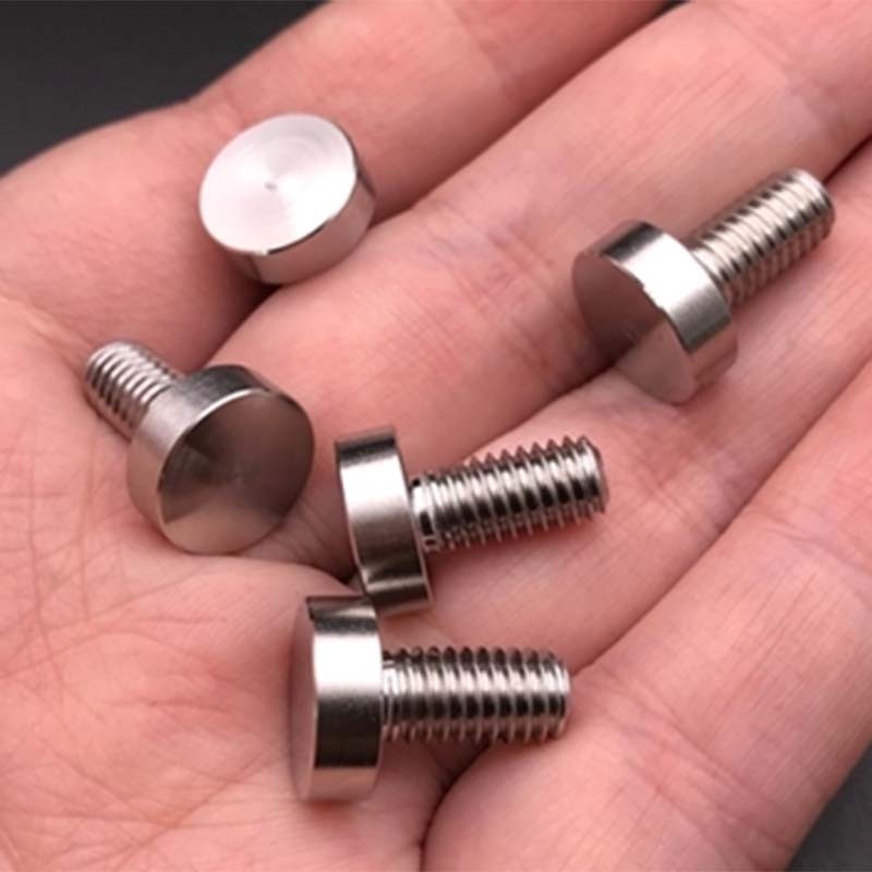 速发M4璃5M6M8M10不04 锈钢实心广告钉装饰钉 玻M螺栓固定镜钉螺