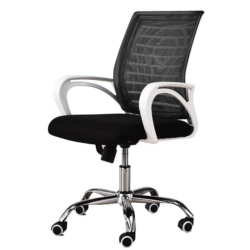 速发G员e工公椅简约I办网布椅职员转椅办公室家用电脑椅子