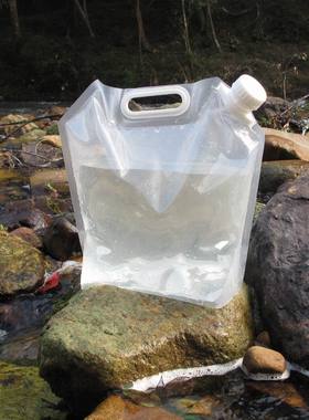 速发A E埃斯曼大容量可折叠储水袋X轻量外户水桶透明水袋安全密封