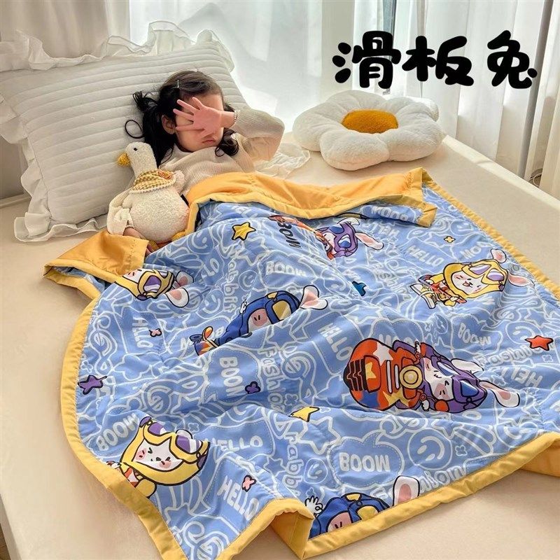 儿童夏凉被纯棉幼儿园宝宝空调被午睡婴儿夏被全棉被子薄款可机洗,婴童用品,被子,淘宝优惠券,粉丝福利购,淘宝优惠卷