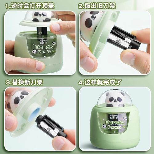 电动削笔刀小学生专用自动卷笔刀削笔器转笔刀双电源儿童全铅笔刀