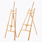 伦勃朗木制画板画架套装 初学者儿 美术生专用4K对开画板画画支架式