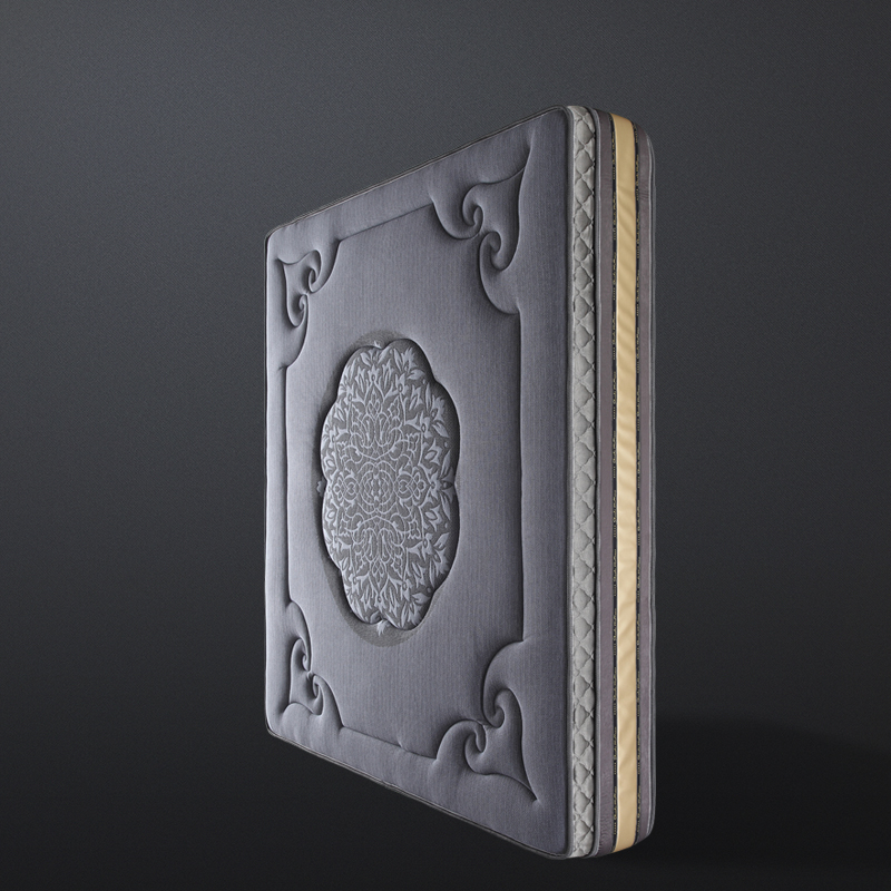 如恩 偏软 太空记忆海绵 五区独立袋装弹簧床垫 竹炭防螨 CD009